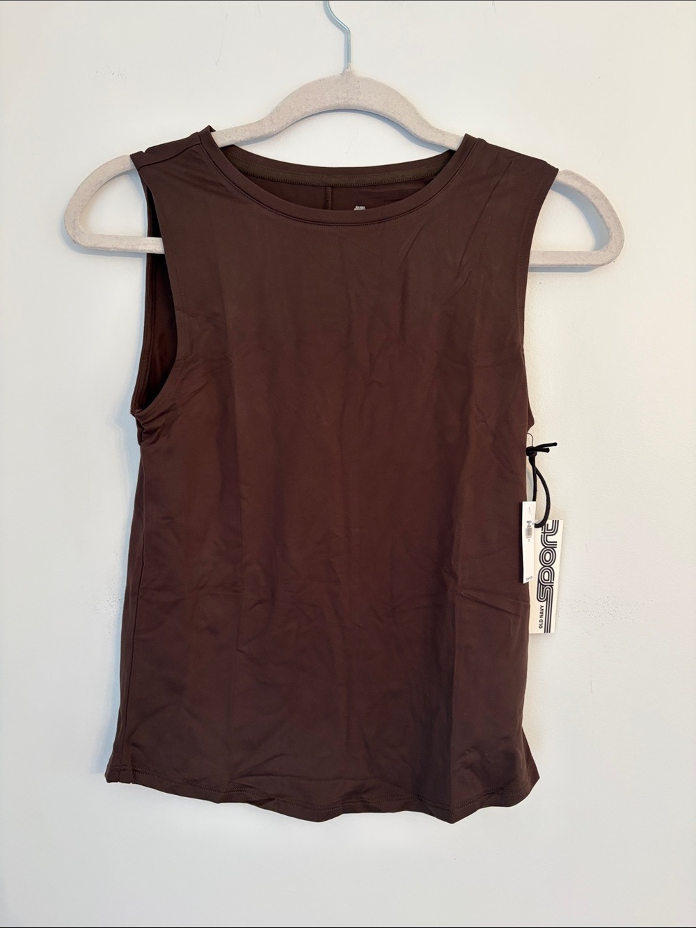 Old Navy Sport StudioSmooth Muscle Tank in Deep Brown NWT